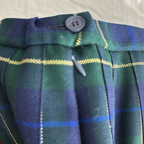 Pendleton Virgin Wool Pleated Plaid Maxi Skirt - Picture 7 of 8